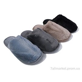 Тапки чоловічі домашні Весна/осінь HD302 mix (12 пар р.40-45) "Alex" недорого оптом від прямого постачальника
