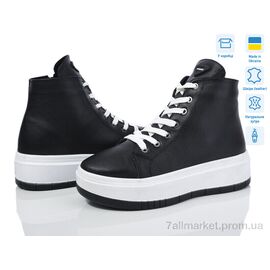 Черевики жіночі стильні Зима 1432 ч.фл.ш.ц. (6 пар р.36-41) "V.Arimany" недорого оптом від прямого постачальника