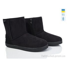 Уггі жіночі утеплені Зима Прогрес Ж уг.35-1 чорний (6 пар р.37-41) "Progress" недорого оптом від прямого постачальника