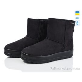 Уггі жіночі утеплені Зима Прогрес Ж 3513-1 чорний (6 пар р.37-42) "Progress" недорого оптом від прямого постачальника