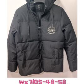 Куртка чоловіча зимова WX7105 black р.48-58 "LK" недорого оптом від прямого постачальника