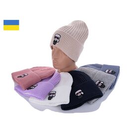 Фотография Шапка зимняя женская Шапка 02 жіноча фліс mix р.54-58 "Viola" недорого оптом от прямого поставщика