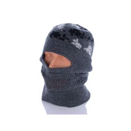 Балаклава чоловіча BB05-1 grey р.56-60 "Viola" недорого оптом від прямого постачальника