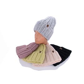 Фотография Шапка зимняя женская E04 жін.флис mix р.54-58 "Viola" недорого оптом от прямого поставщика