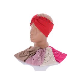 Фотография Повязка детская на девочку 004-4 тринитка mix р.50-52 "Viola" недорого оптом от прямого поставщика