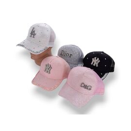 Фотография Кепка женская летняя V16 mix р.54-58 "Viola" недорого оптом от прямого поставщика