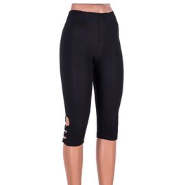 Фотография Бриджи женские B80 black р.58-62 "Viola" недорого оптом от прямого поставщика