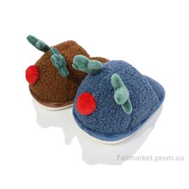 Фотография Тапки детские домашние зима U766 mix (7 пар р.24-29) "SANLIN 2" недорого оптом от прямого поставщика