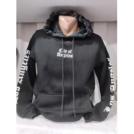 Фотография Худи мужской 1486 black р.S-2XL "RING" недорого оптом от прямого поставщика