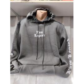 Фотография Худи мужской 1491 grey р.2XL-6XL "RING" недорого оптом от прямого поставщика