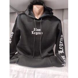 Фотография Худи мужской 1493 black р.2XL-6XL "RING" недорого оптом от прямого поставщика