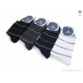 Шкарпетки для чоловіків Весна/осінь L115 mix (09466) (12 шт. р.сітка41-45) "Obuvok" недорого оптом від прямого постачальника