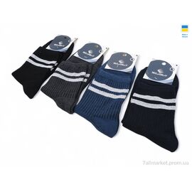 Шкарпетки для чоловіків Весна/осінь L803 mix (09461) (12 шт. р.сітка41-45) "Obuvok" недорого оптом від прямого постачальника