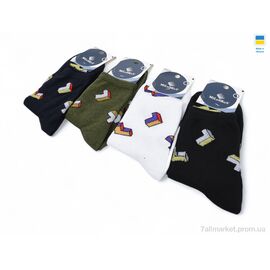 Шкарпетки для чоловіків Весна/осінь L133 mix (09467) (12 шт. р.сітка41-45) "Obuvok" недорого оптом від прямого постачальника