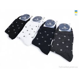 Шкарпетки для чоловіків Весна/осінь L131 mix (09462) (12 шт. р.сітка41-45) "Obuvok" недорого оптом від прямого постачальника