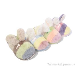 Фотография Тапки детские домашние зима 4133 mix (12 пар р.30-35) "Deshman" недорого оптом от прямого поставщика