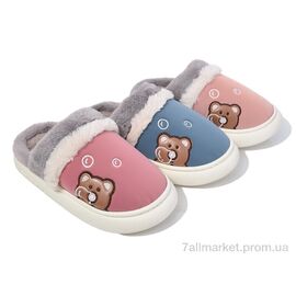 Фотография Тапки женские для дома зима 8086 mix (12 пар р.36-41) "Deshman" недорого оптом от прямого поставщика