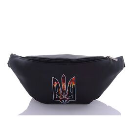 Фотография Бананка женская 0-10UA black р.26*15*7 "Silverbag" недорого оптом от прямого поставщика