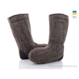 Валянки чоловічі теплі Зима Валянки коричневий (5 пар р.41-45) "SANLIN 2" недорого оптом від прямого постачальника