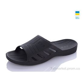 Шльопанці чоловічі пляжні Літо DSL108A чорний (8 пар р.41-46) "DeMur" недорого оптом від прямого постачальника