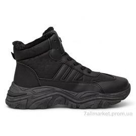 Кросівки жіночі модні Зима 248RD09-1 чорний (8 пар р.36-41) "Massmag" недорого оптом від прямого постачальника