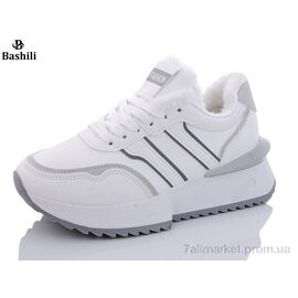 Фотография Кроссовки женские модные зима B972-2 (8 пар р.36-41) "Башили" недорого оптом от прямого поставщика