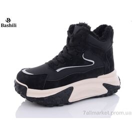 Фотография Кроссовки женские модные зима B965-1 (8 пар р.36-41) "Башили" недорого оптом от прямого поставщика