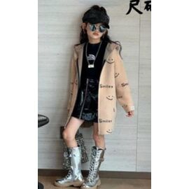 Фотография Кардиган детский на девочку 96004 beige р.120-160 "Blondinka" недорого оптом от прямого поставщика