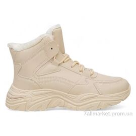 Кросівки жіночі модні Зима 248RDM06 бежевий (8 пар р.36-41) "Massmag" недорого оптом від прямого постачальника