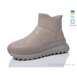 Черевики жіночі стильні Весна/осінь Paradize B-5806 бежевий-d (37-40) (6 пар р.37-40) "Prime-Opt" недорого оптом від прямого постачальника