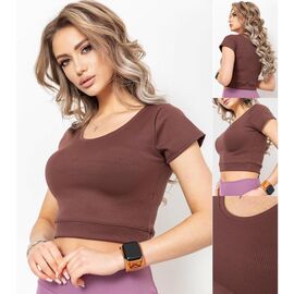 Фотография Топ женский 989 brown р.S-XL "Relaxwear" недорого оптом от прямого поставщика