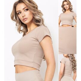 Фотография Топ женский 990 beige р.S-XL "Relaxwear" недорого оптом от прямого поставщика
