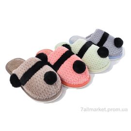 Фотография Тапки женские для дома Весна/осень 812 mix (12 пар р.36-41) "Lion-Lu" недорого оптом от прямого поставщика