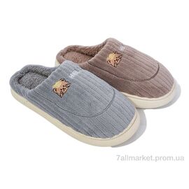 Тапки чоловічі домашні Зима TK2023-10 mix (12 пар р.40-45) "Lion-Lu" недорого оптом від прямого постачальника