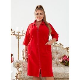 Халат жіночий AL26 red р.56-60 "Alberk" недорого оптом від прямого постачальника