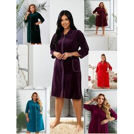 Халат жіночий AL27 mix р.50-60 "Alberk" недорого оптом від прямого постачальника