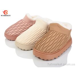Фотография Тапки женские для дома зима 6273 mix (12 пар р.36-43) "SCARRHETT" недорого оптом от прямого поставщика