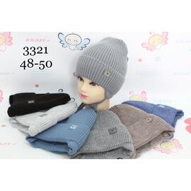 Шапка дитяча зимова на хлопчика 3321 mix р.48-50 "Red Hat" недорого оптом від прямого постачальника