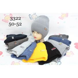 Шапка дитяча зимова на хлопчика 3322 mix р.50-52 "Red Hat" недорого оптом від прямого постачальника