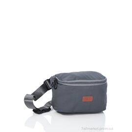 Фотография Бананка женская 053 d.grey 16*24*9 см, "Superbag" недорого оптом от прямого поставщика