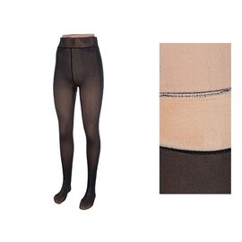 Фотография Колготы тёплые женские Bony black р.L-4XL "Soylu2" недорого оптом от прямого поставщика