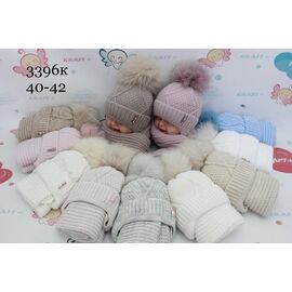 Фотография Комплект детский тёплый унисекс 3396K mix р.40-42 "Red Hat" недорого оптом от прямого поставщика