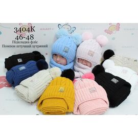 Фотография Комплект детский тёплый унисекс 3404K mix р.46-48 "Red Hat" недорого оптом от прямого поставщика