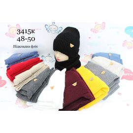 Фотография Комплект детский тёплый на девочку 3415K mix р.48-50 "Red Hat" недорого оптом от прямого поставщика
