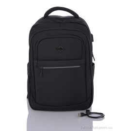 Чоловічий рюкзак 1198 black 47*30*15 см, "Superbag" недорого оптом від прямого постачальника