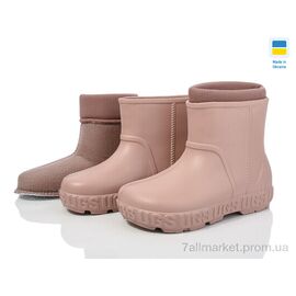 Чоботи жіночі зручні Весна/осінь 662ND нюдовий (6 пар р.37-41) "DeMur" недорого оптом від прямого постачальника