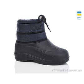 Чоботи з піни жіночі Зима A12 термо синій (6 пар р.37-41) "Inblue" недорого оптом від прямого постачальника