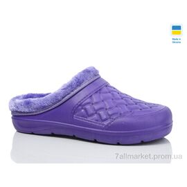 Калоші жіночі Зима L08 фіолетовий (6 пар р.36-41) "Inblue" недорого оптом від прямого постачальника