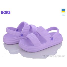 Фотография Босоножки женские летние Лето Dago 248 лаванда (8 пар р.36-41) "Roks" недорого оптом от прямого поставщика