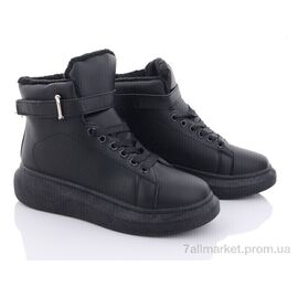 Черевики жіночі стильні Зима A2251-1 (8 пар р.36-41) "Obuvok" недорого оптом від прямого постачальника